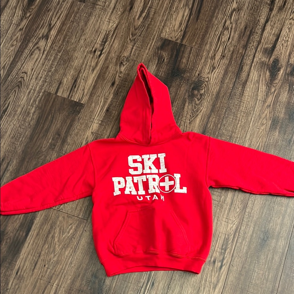 Gildan Red Ski Patrol Utah Kids Hoodie